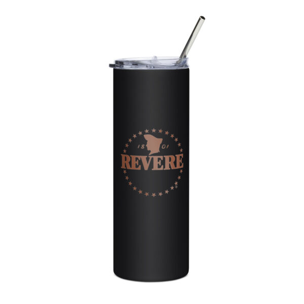 photo of a revere black water bottle