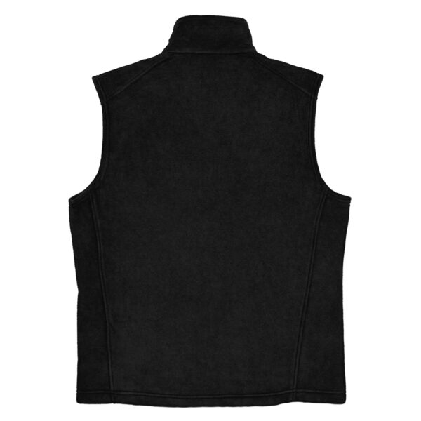 black fleece vest