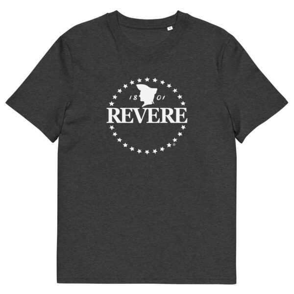 grey tshirt with white Revere logo photo