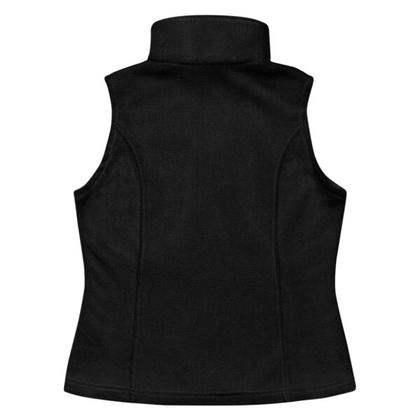 black fleece vest