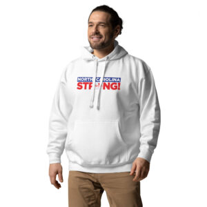 man in NC Strong sweatshirt