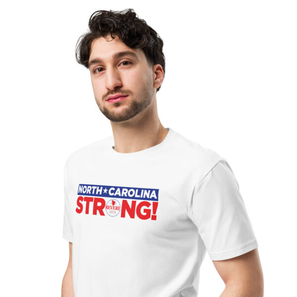 man in NC Strong tshirt