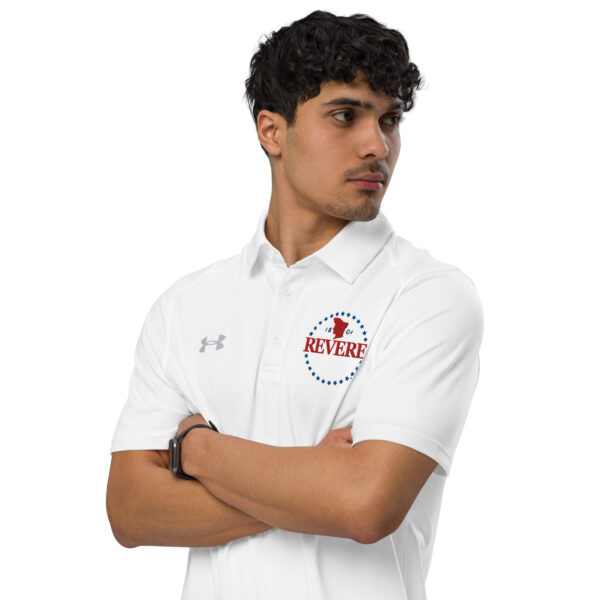 mens white polo shirt