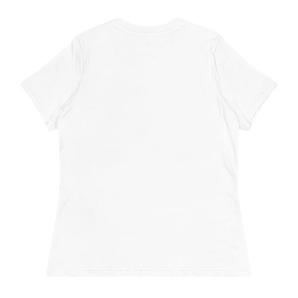 Women's Relaxed White T-Shirt with Color Logo - Image 3