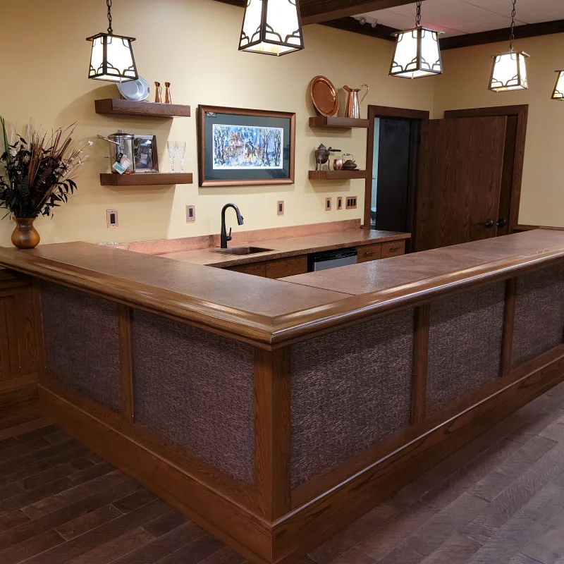 Design and Build Revere Copper Conference Room Bar
